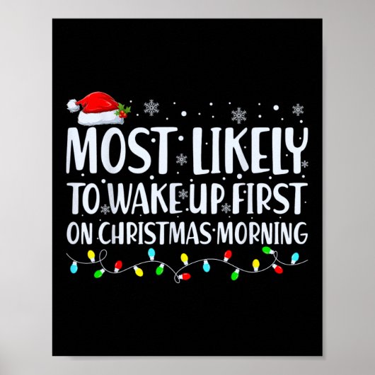 Am Wahrscheinlichsten am Ersten Weihnachtsmorgen A Poster (Vorne)