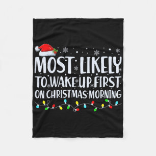 Am Wahrscheinlichsten Am Weihnachtsmorgen Als Erst Fleecedecke