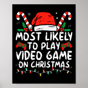 Am Wahrscheinlichsten An Weihnachten Videospiel Mi Poster