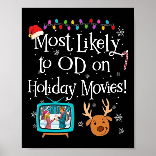 Am wahrscheinlichsten an Weihnachtsfilmen zu schie Poster (Vorne)