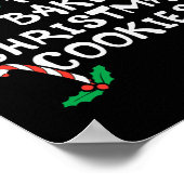 Am wahrscheinlichsten backen Weihnachts-Cookie Xma Poster (Ecke)