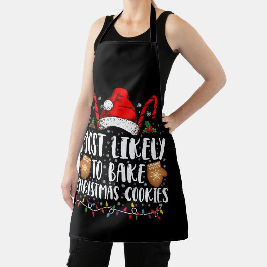Am wahrscheinlichsten backen Weihnachts-Cookie Xma Schürze (InSitu)