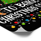 Am wahrscheinlichsten backt Weihnachtsplätzchen Fa Poster (Ecke)