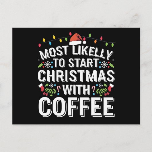 Am wahrscheinlichsten beginnen Weihnachten mit der (Vorderseite)