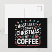 Am wahrscheinlichsten beginnen Weihnachten mit der (Vorne/Hinten)