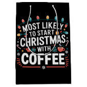 Am wahrscheinlichsten beginnen Weihnachten mit der Mittlere Geschenktüte (Vorderseite)