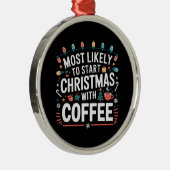 Am wahrscheinlichsten beginnen Weihnachten mit der Ornament Aus Metall (Rechts)