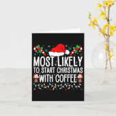 Am wahrscheinlichsten beginnen Weihnachten mit Kaf Karte (Gelbe Blume)