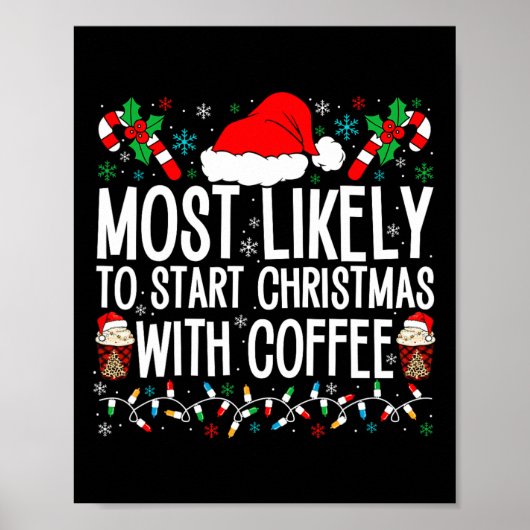 Am wahrscheinlichsten beginnen Weihnachten mit Kaf Poster (Vorne)