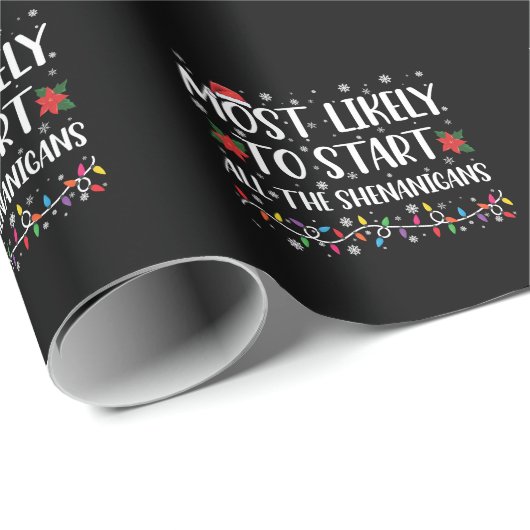 Am wahrscheinlichsten beginnt die Weihnachtszeit d Geschenkpapier (Rolleneckpunkt)