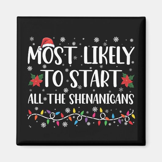 Am wahrscheinlichsten beginnt die Weihnachtszeit d Magnet (Vorne)