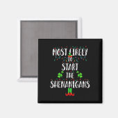 Am wahrscheinlichsten beginnt die Weihnachtszeit d Magnet (Vorderseite/Rückseite)