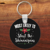 Am wahrscheinlichsten beginnt die Weihnachtszeit d Schlüsselanhänger (Vorderseite)