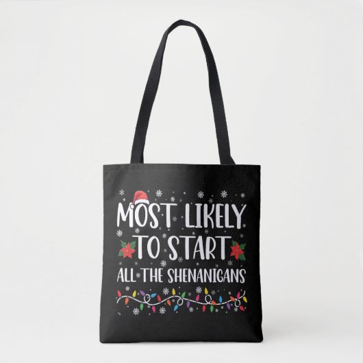 Am wahrscheinlichsten beginnt die Weihnachtszeit d Tasche (Vorderseite)
