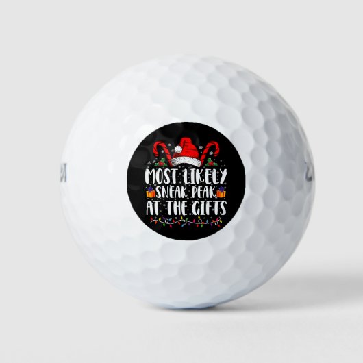 Am wahrscheinlichsten bei den Geschenken Weihnacht Golfball (Vorderseite)
