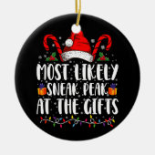 Am wahrscheinlichsten bei den Geschenken Weihnacht Keramik Ornament (Vorne)