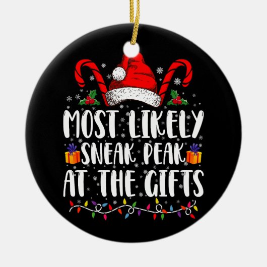 Am wahrscheinlichsten bei den Geschenken Weihnacht Keramik Ornament (Vorne)