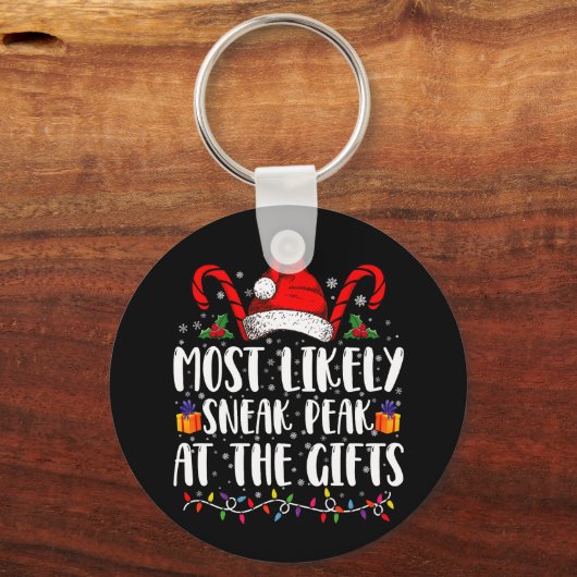 Am wahrscheinlichsten bei den Geschenken Weihnacht Schlüsselanhänger (Vorderseite)