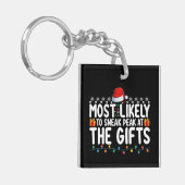 Am wahrscheinlichsten bei den Geschenken Weihnacht Schlüsselanhänger (Vorderseite links)