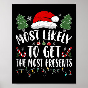 Am wahrscheinlichsten bekommen Sie die Geschenke S Poster