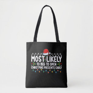 Am wahrscheinlichsten bettelt, Weihnachtsgeschenke Tasche