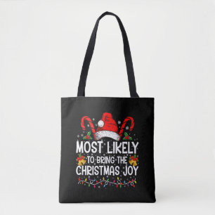 Am wahrscheinlichsten bringt die Weihnachtsfreude  Tasche