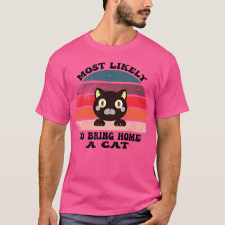 Am wahrscheinlichsten bringt man eine Katze mit na T-Shirt