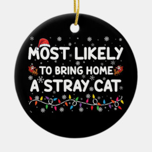 Am wahrscheinlichsten bringt Weihnachten eine stre Keramik Ornament