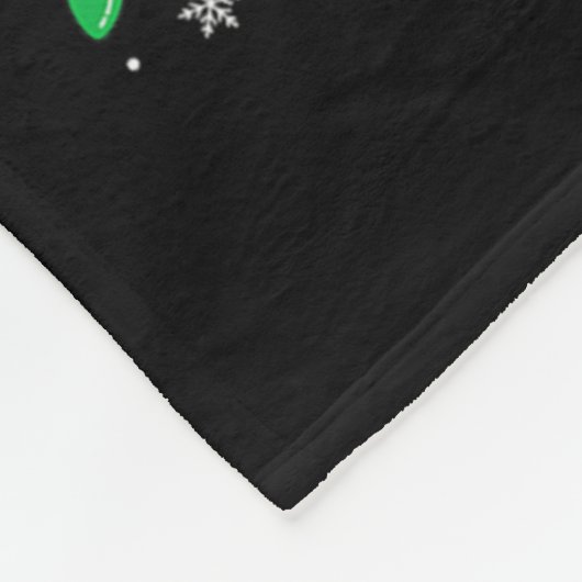 Am wahrscheinlichsten Crahe Sleigh Familien Weihna Fleecedecke (Ecke)