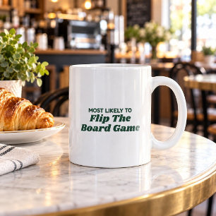 Am Wahrscheinlichsten Das Brettspiel Umwerfen Weih Kaffeetasse