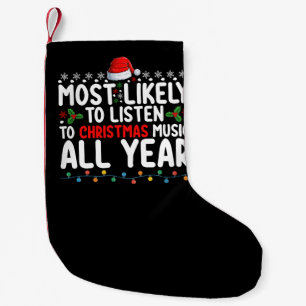 Am wahrscheinlichsten das ganze Jahr Weihnachtsmus Kleiner Weihnachtsstrumpf