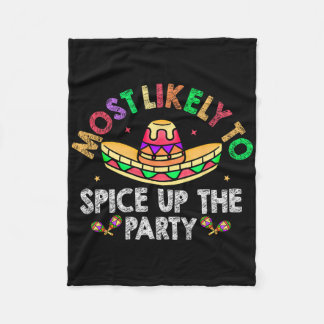 Am wahrscheinlichsten, das Party Sombrero Cinco D Fleecedecke