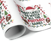 Am wahrscheinlichsten, dass alle Fußballspiele sch Geschenkpapier (Rolleneckpunkt)