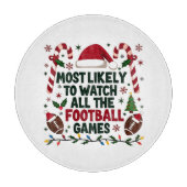 Am wahrscheinlichsten, dass alle Fußballspiele sch Schneidebrett (Vorderseite)