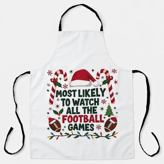 Am wahrscheinlichsten, dass alle Fußballspiele sch Schürze (Vorderseite)