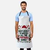 Am wahrscheinlichsten, dass alle Fußballspiele sch Schürze (Getragen)