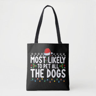 Am wahrscheinlichsten, dass alle Hunde Weihnachtsf Tasche