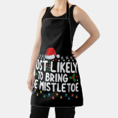 Am wahrscheinlichsten, dass die Mistletoweihnachts Schürze (InSitu)