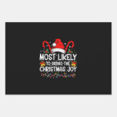 Am wahrscheinlichsten, dass die Weihnachtsfreude p Geschenkpapier Set (Vorderseite)