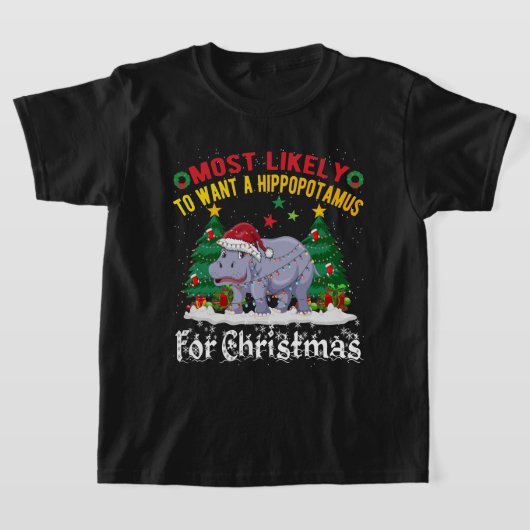Am wahrscheinlichsten, dass ein Hippopotamus zu We T-Shirt (Ablage )