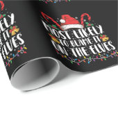 Am wahrscheinlichsten, dass es an den Weihnachten  Geschenkpapier (Rolleneckpunkt)