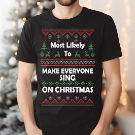 Am wahrscheinlichsten, dass jeder zu Weihnachten s T-Shirt