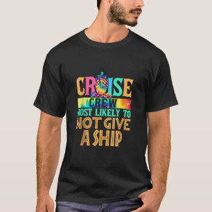 Am wahrscheinlichsten, dass kein Schiff lustig Mat T-Shirt