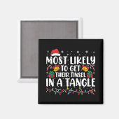 Am wahrscheinlichsten, dass sie ihre Tinsel in ein Magnet (Vorderseite/Rückseite)