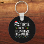 Am wahrscheinlichsten, dass sie ihre Tinsel in ein Schlüsselanhänger (Vorderseite)