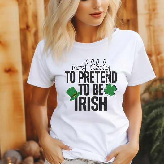 Am wahrscheinlichsten, dass sie so tun, als wäre s T-Shirt