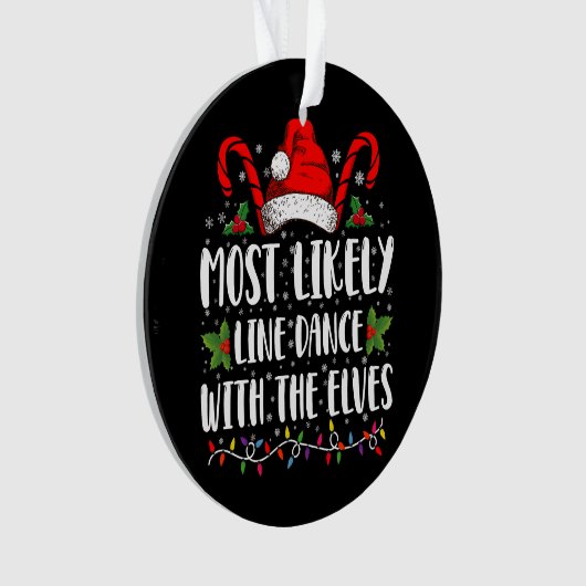 Am wahrscheinlichsten, dass sie Tanz mit den Weihn Ornament (Vorderseite)