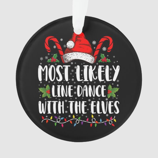 Am wahrscheinlichsten, dass sie Tanz mit den Weihn Ornament (Vorderseite)