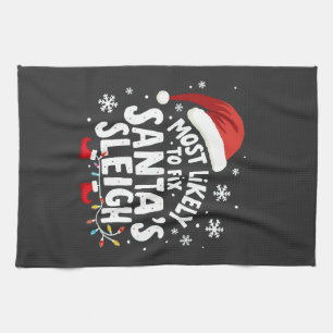 Am wahrscheinlichsten, dass Weihnachten Weihnachts Geschirrtuch