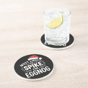 Am wahrscheinlichsten den Eierpunsch zu überwürzen Getränkeuntersetzer